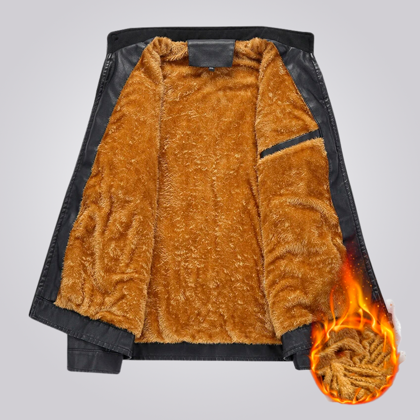 JAQUETA CORDILHEIRA AUTHENTIC COURO SINTÉTICO MASCULINA