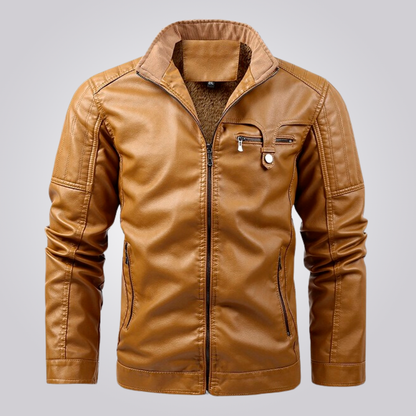 JAQUETA CORDILHEIRA AUTHENTIC COURO SINTÉTICO MASCULINA