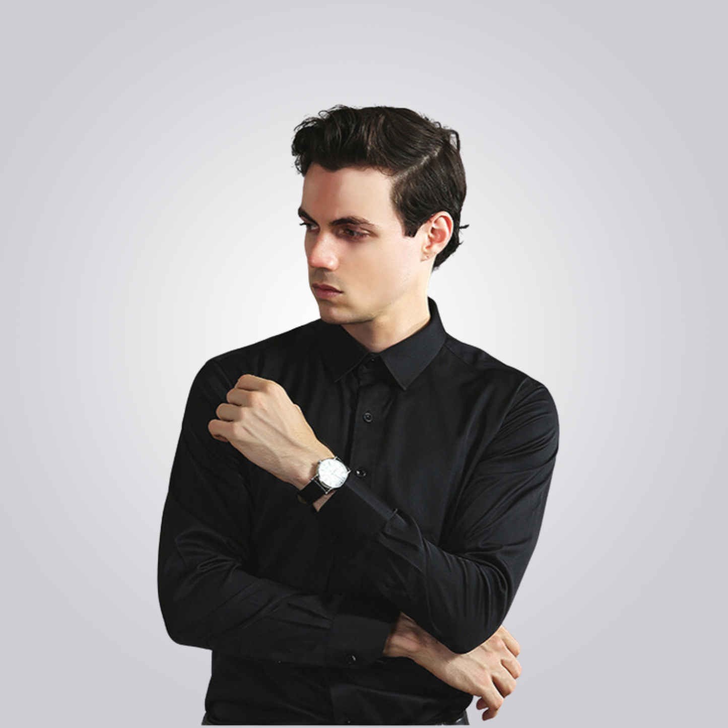 CAMISA SOCIAL CORDILHEIRA MALHA GELADA